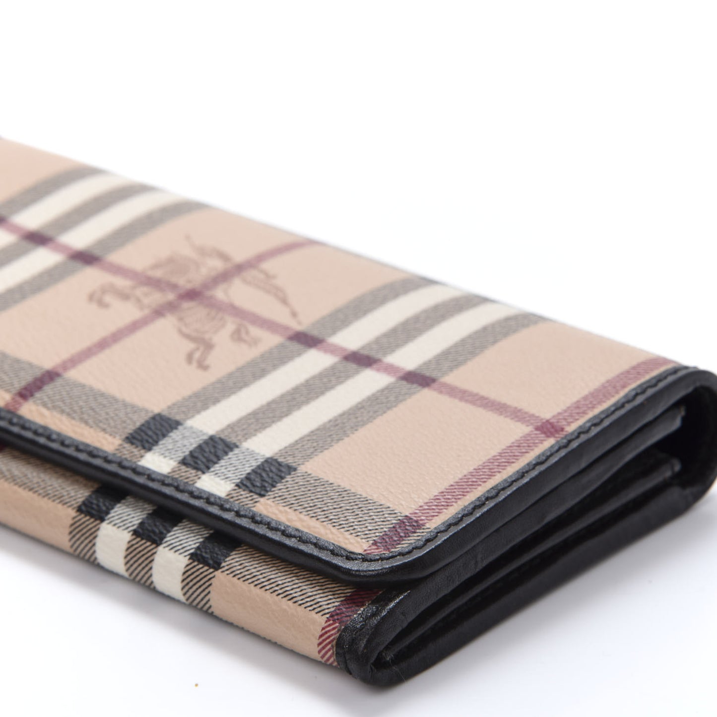 Haymarket Check Penrose Continental Wallet Chocolate