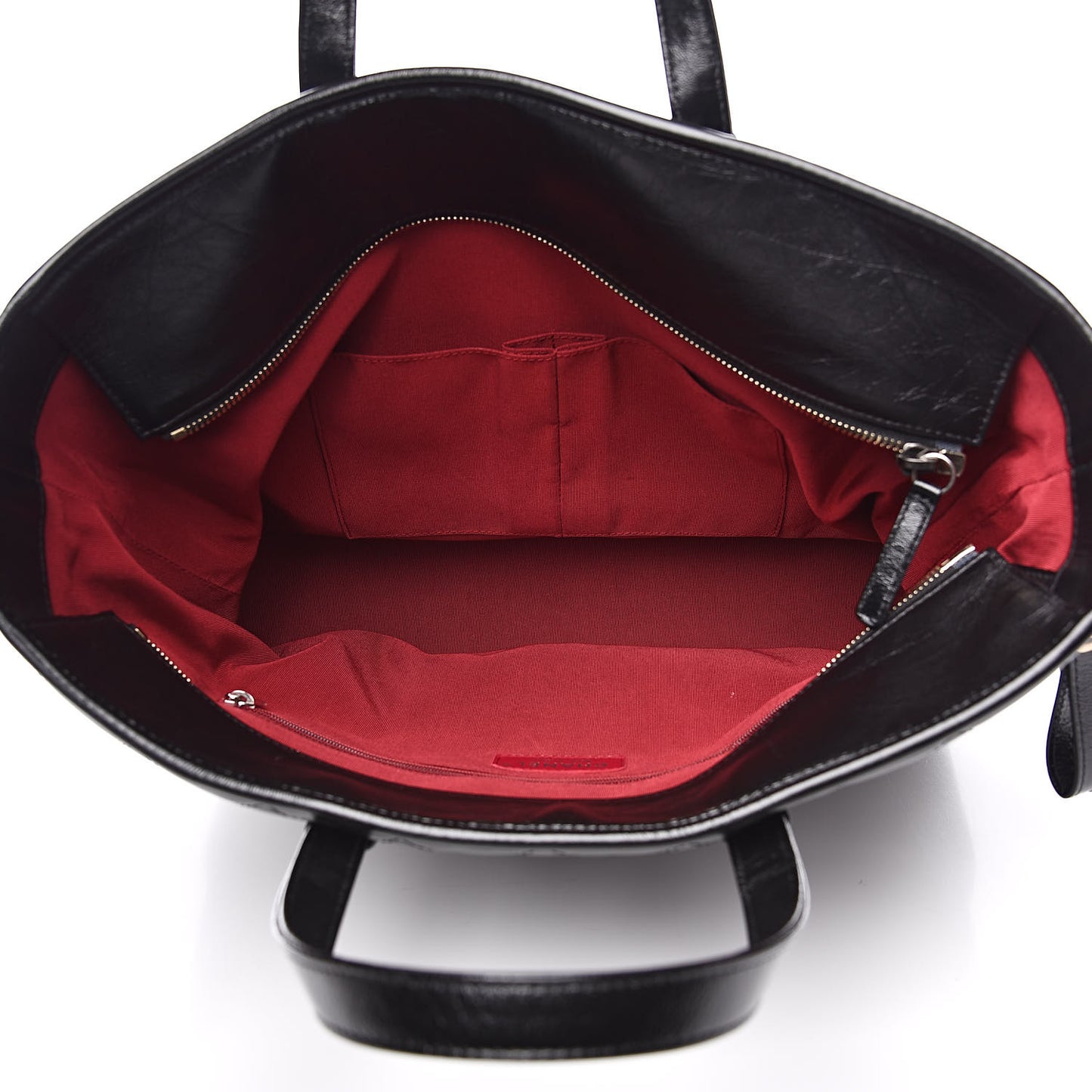 Calfskin Quilted Large Gabrielle Shopping Tote Black