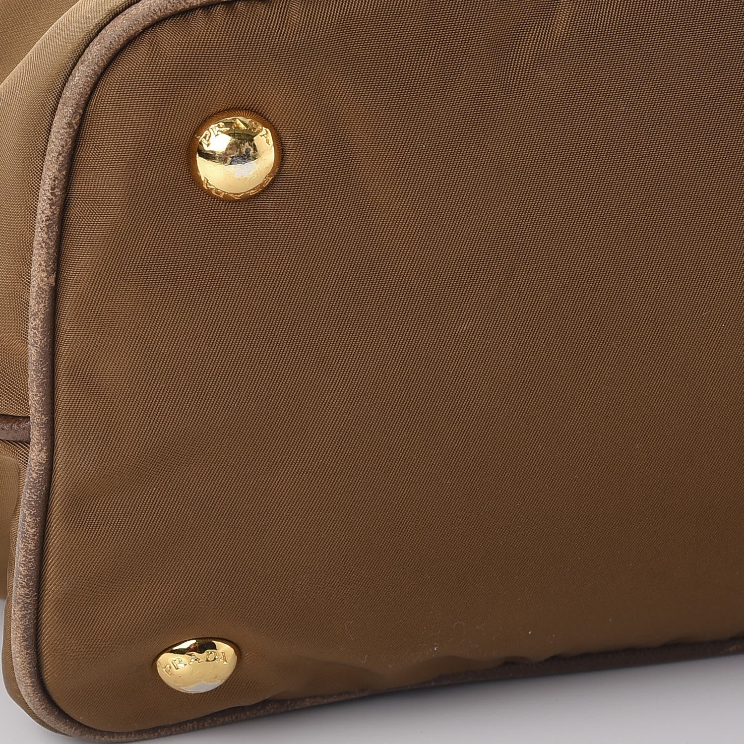 Prada Tessuto Nylon Saffiano Tote Corinto 13 of 19