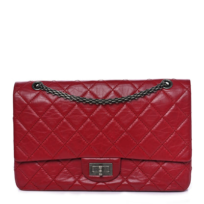 Chanel Aged Calfskin Quilted 2.55 Reissue 225 Flap Red 1 of 10