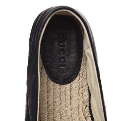 Gucci Nappa Matelasse Mens GG Marmont Espadrilles 9.5 Black 7 of 9
