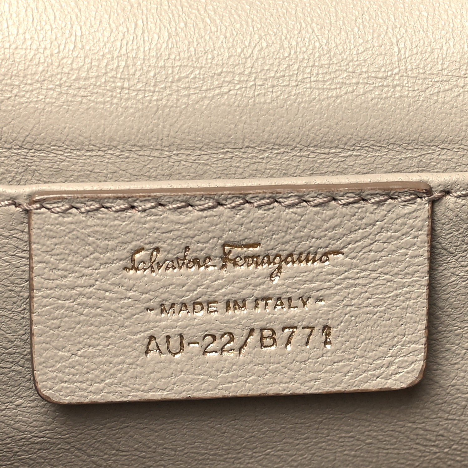 Salvatore Ferragamo Calfskin Gancini Chain Flap Bag Black 6 of 11