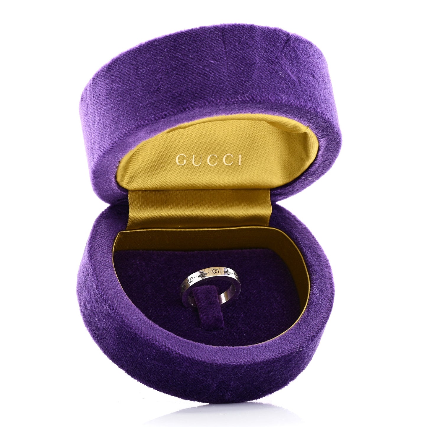 Sterling Silver Narrow Bee Ring 54 6.75