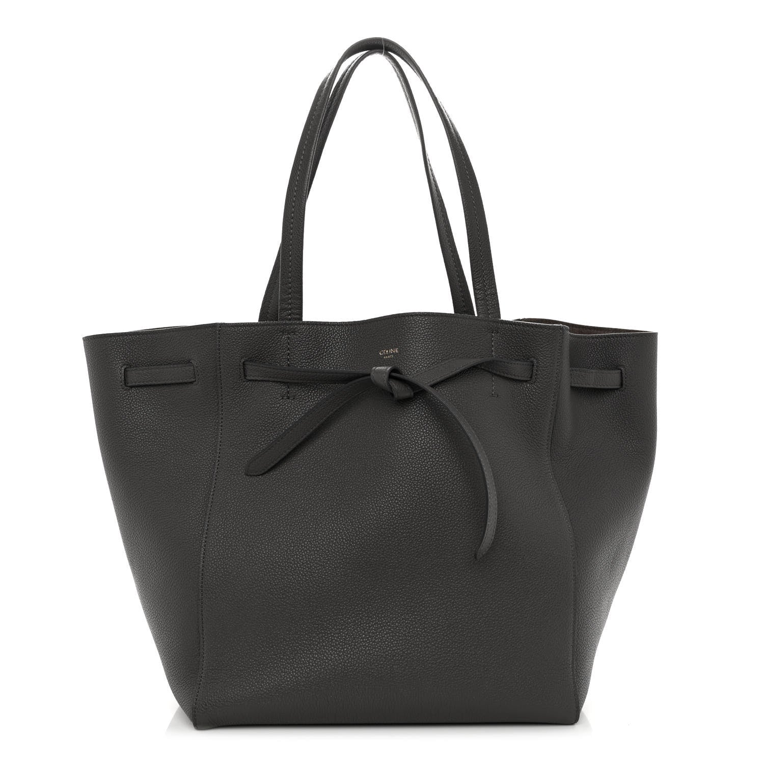 Celine Soft Grained Calfskin Small Belt Cabas Phantom Taupe 1 of 10