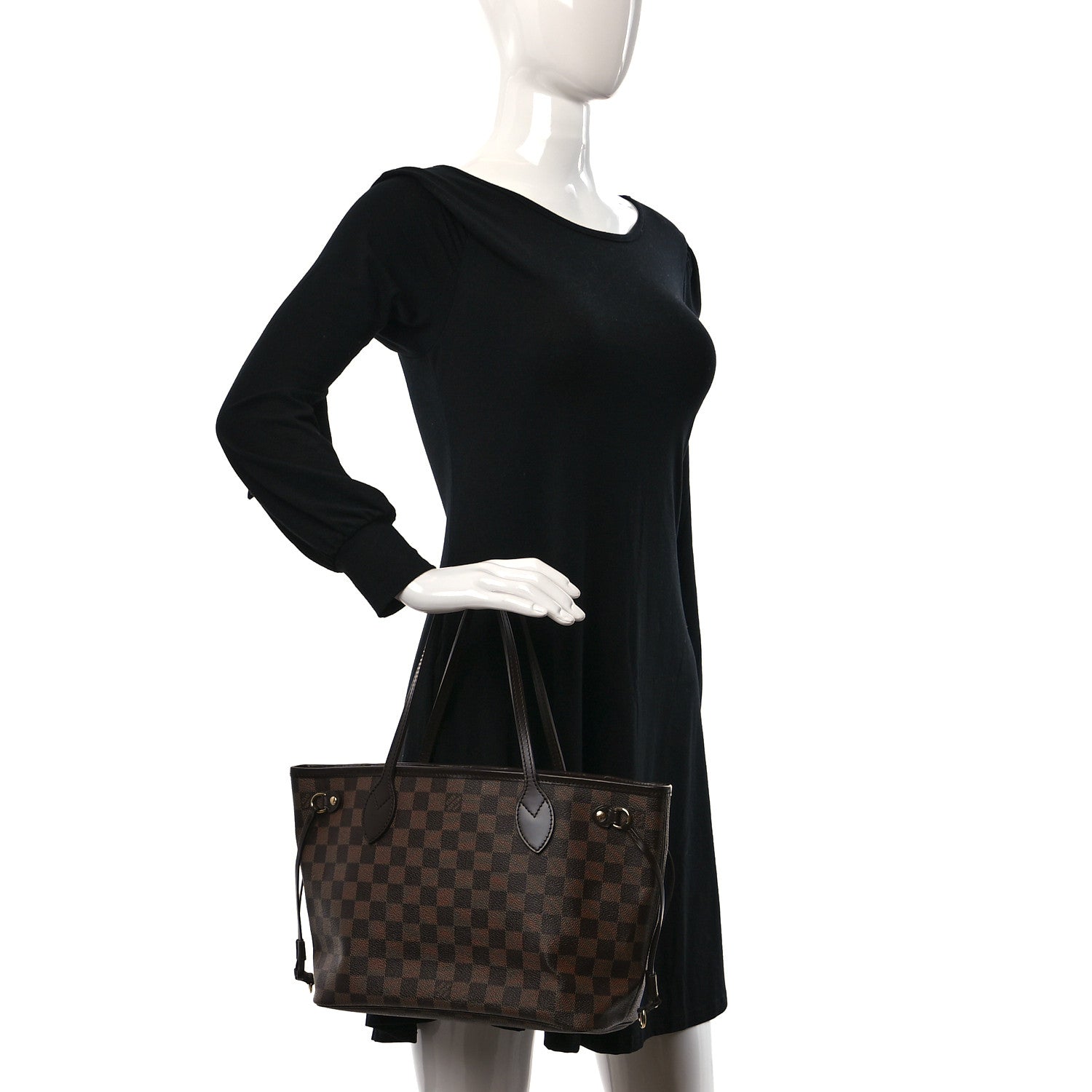 Louis Vuitton Damier Ebene Neverfull PM 2 of 9