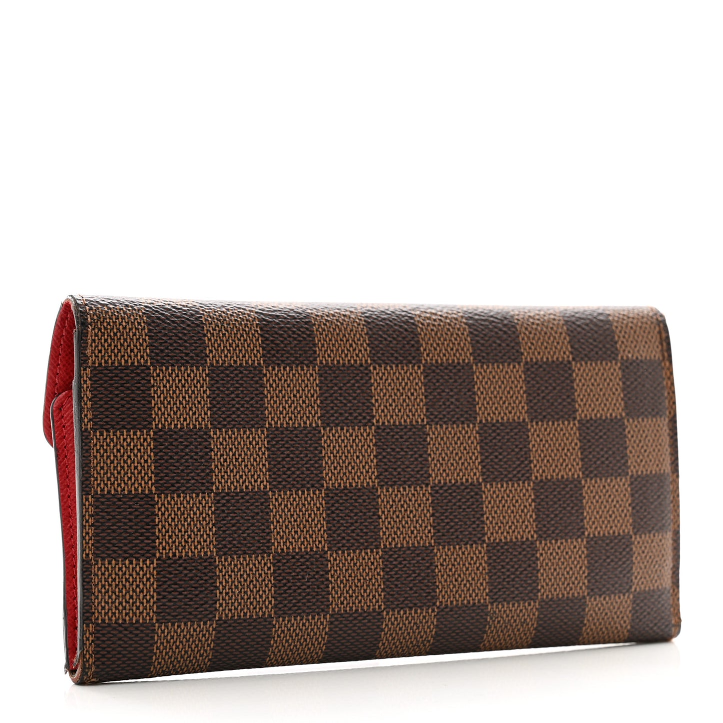 Damier Ebene Josephine Wallet Red