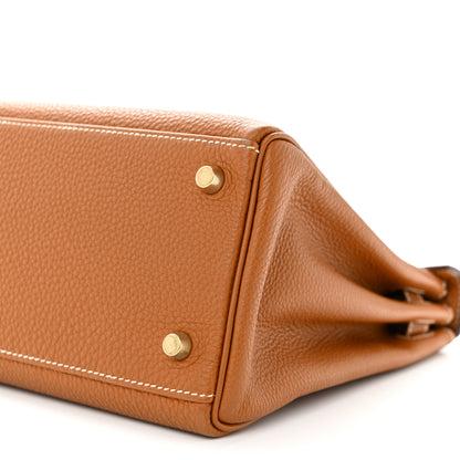 Hermes Togo Kelly Retourne 28 Gold 10 of 12