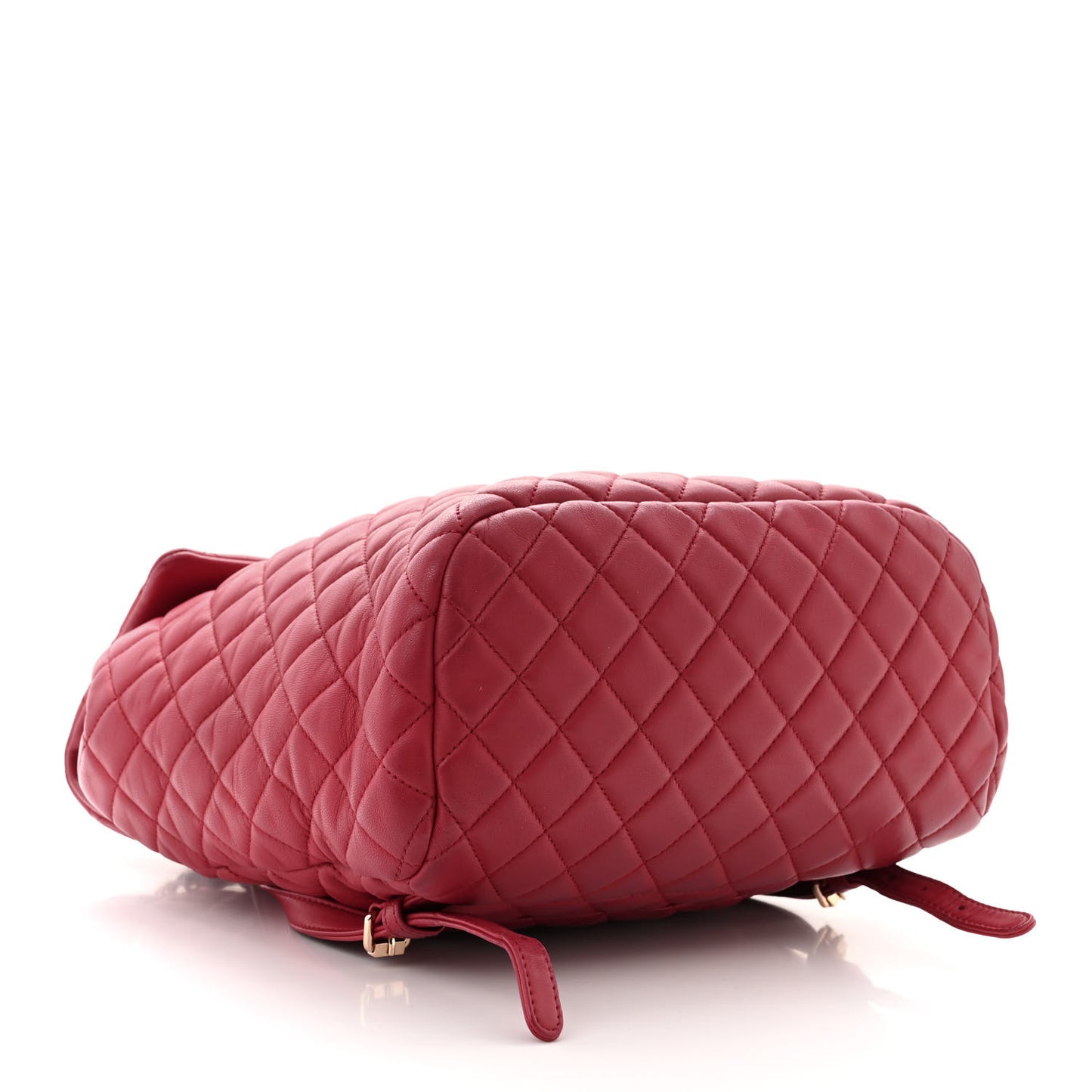 Lambskin Quilted Large Urban Spirit Backpack Red