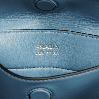 Prada Saffiano Cuir Medium Double Handle Tote Baltico Astrale 6 of 7