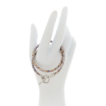 Hermes Silk Astrologie Nouvelle Glenan Double Tour Bracelet Lilas 2 of 5