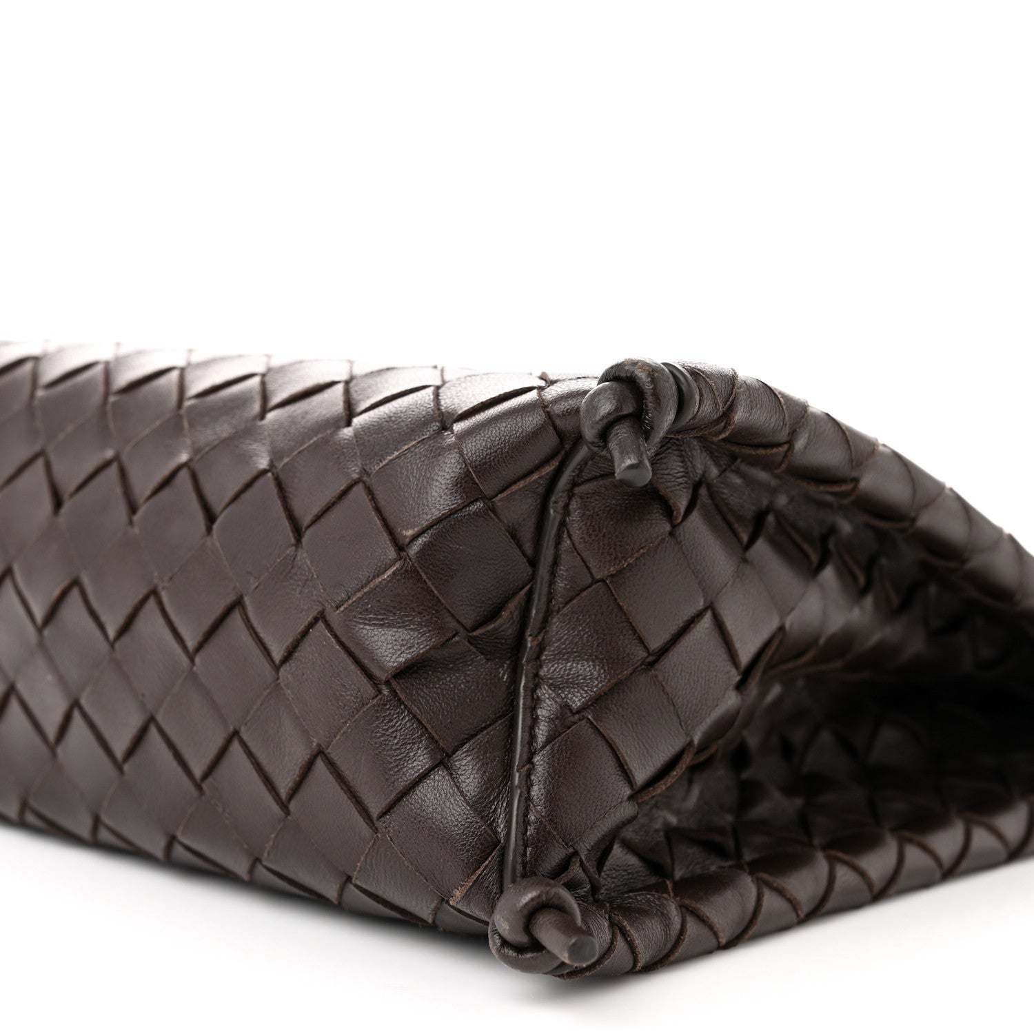 Bottega Veneta Nappa Intrecciato Small Knot Flap Crossbody Fondente 10 of 12