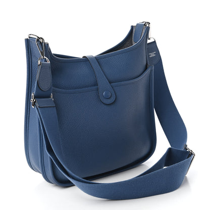 Hermes Taurillon Clemence Evelyne III PM Agate 3 of 11