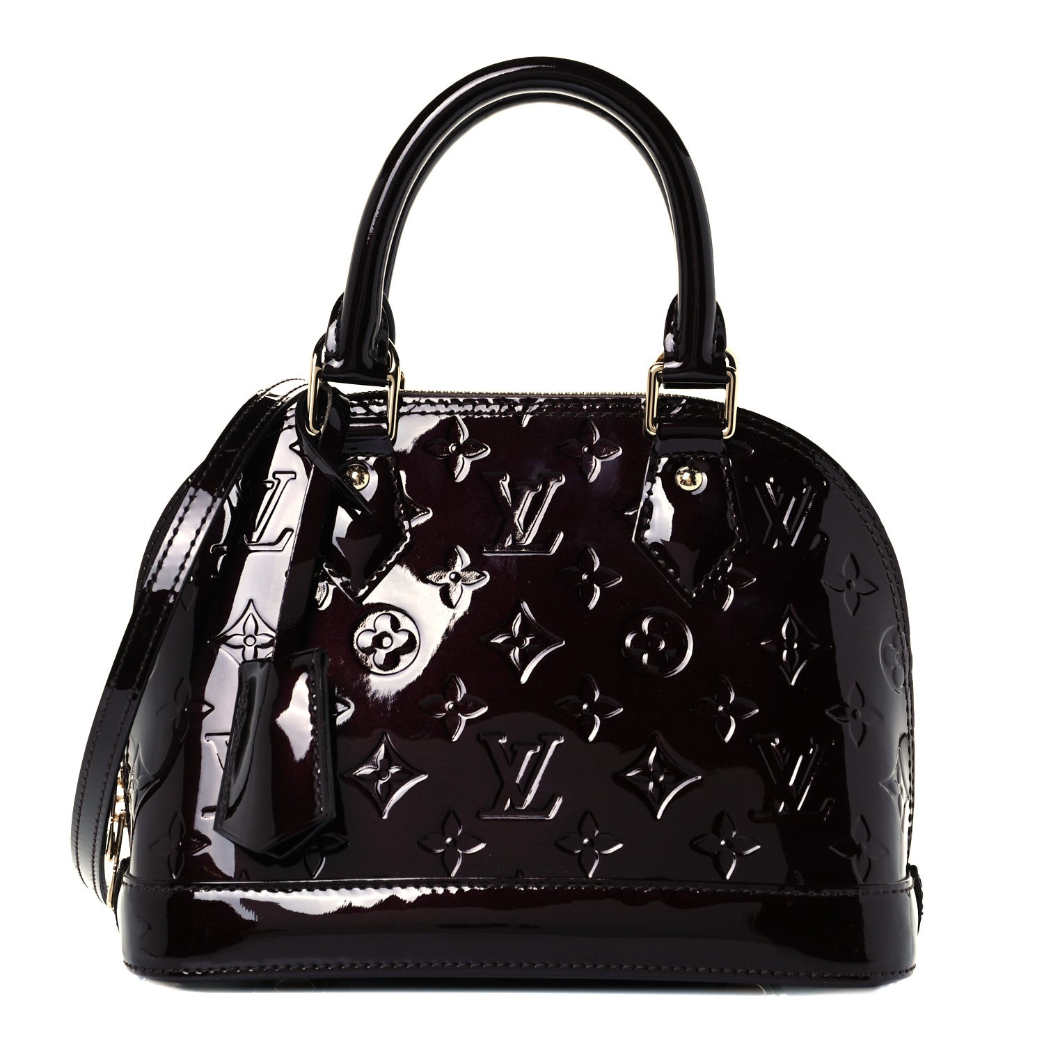 Louis Vuitton Vernis Alma BB Amarante 1 of 10