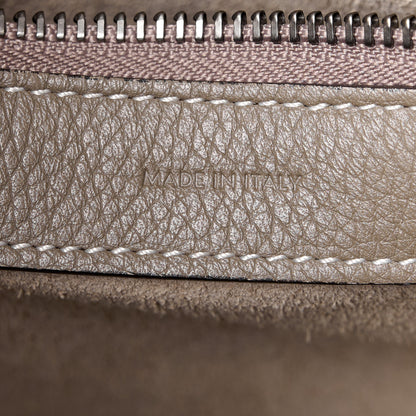 Celine Drummed Calfskin Micro Luggage Souris 6 of 10