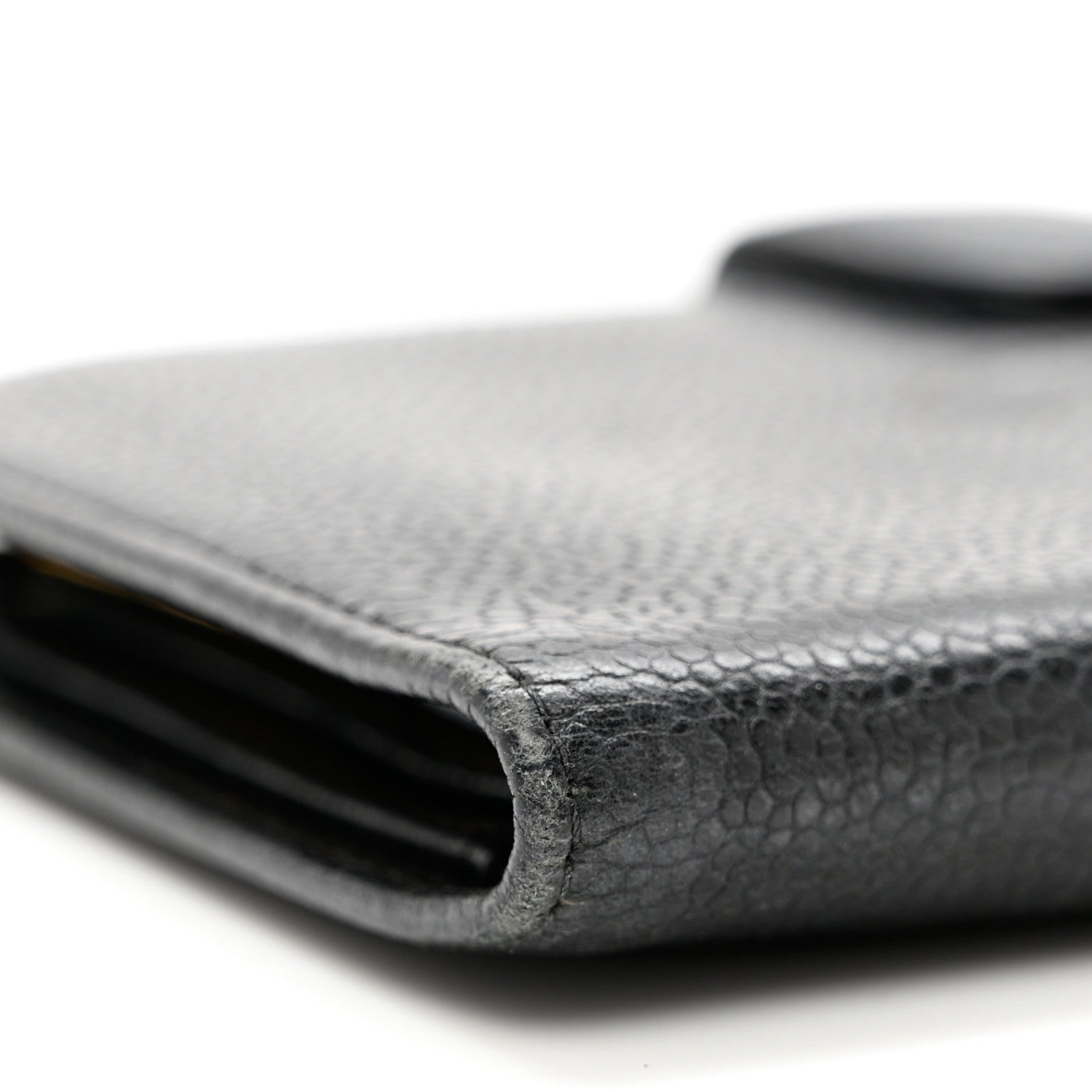 Chanel Caviar Timeless CC French Long Wallet Black 9 of 10