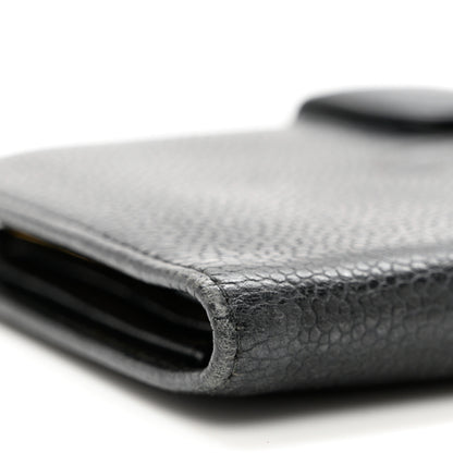 Chanel Caviar Timeless CC French Long Wallet Black 9 of 10