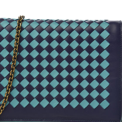 Bottega Veneta Nappa Intrecciato Crossbody Bag Atlantic Aqua 9 of 9