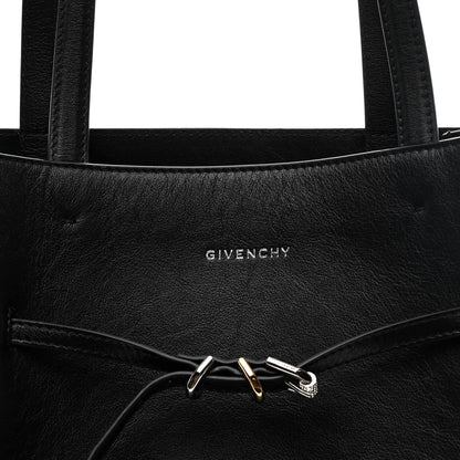 Givenchy Calfskin Voyou Medium North South Tote Black 7 of 9