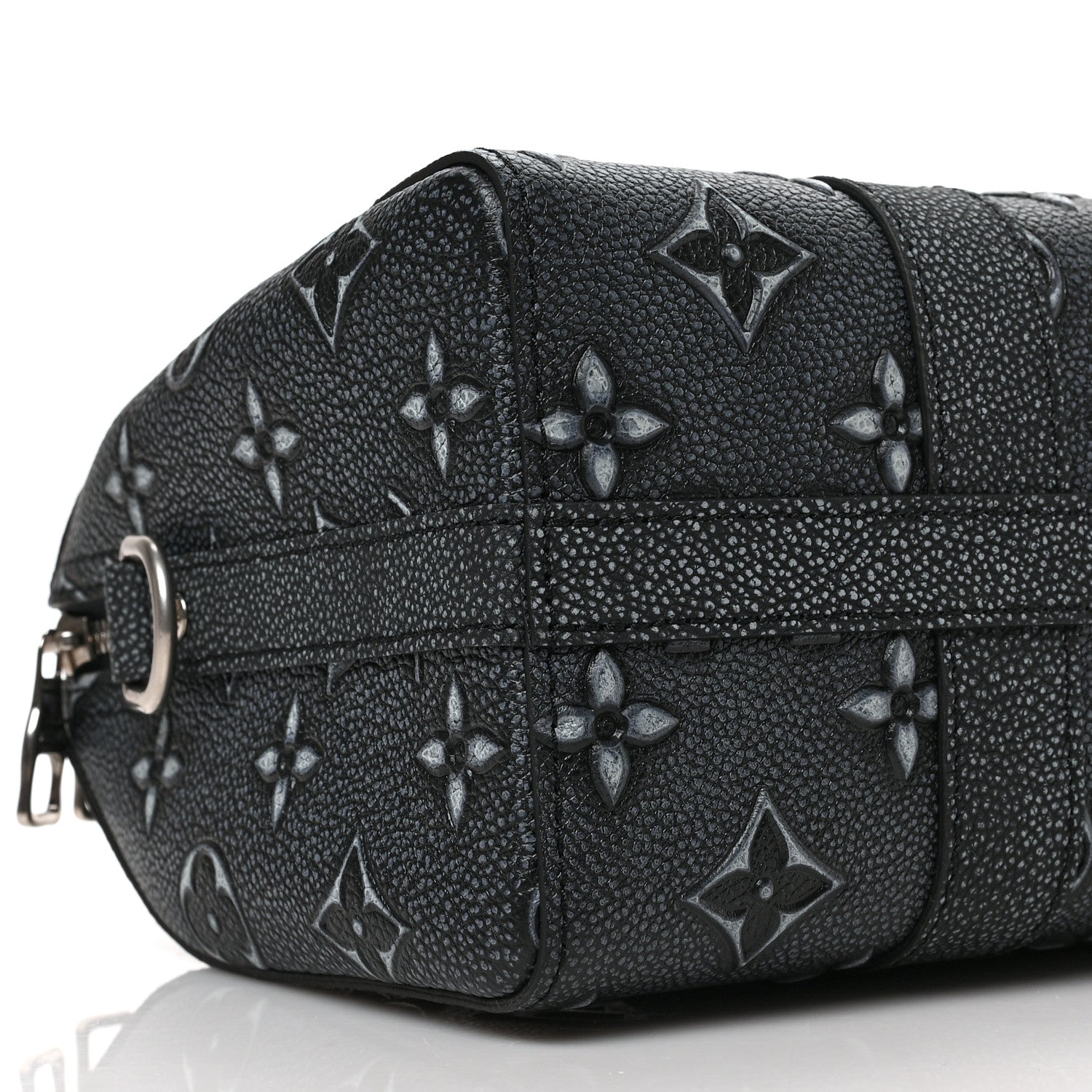 Louis Vuitton Cowhide Faded Monogram City Keepall Charcoal 7 of 8