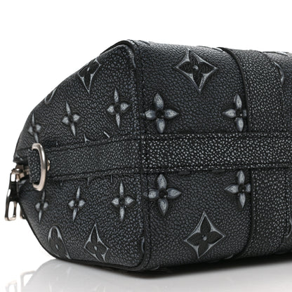 Louis Vuitton Cowhide Faded Monogram City Keepall Charcoal 7 of 8