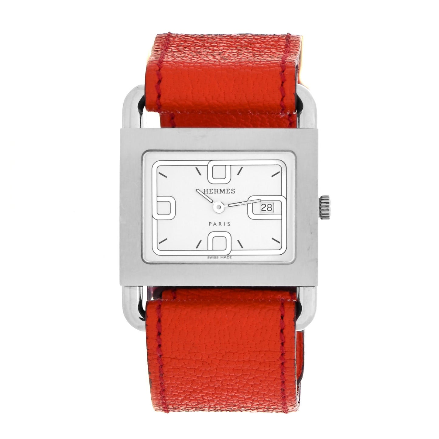 Stainless Steel Swift 31mm Belt Quartz Watch Rouge De Coeur