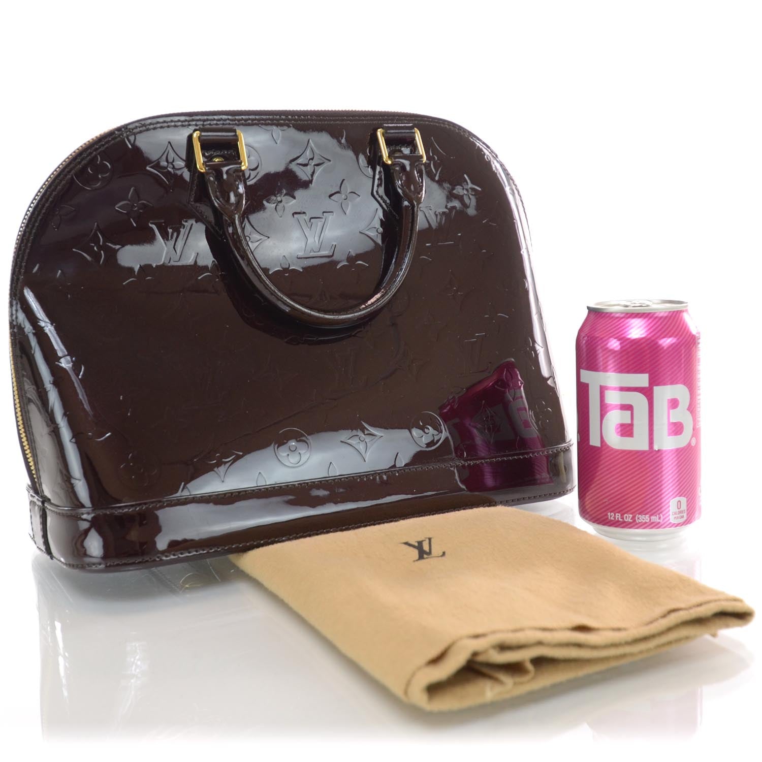 Louis Vuitton Vernis Alma PM Amarante 4 of 8