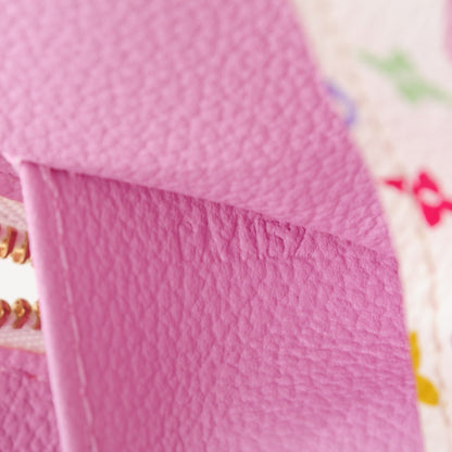 Louis Vuitton Monogram Multicolor Cosmetic Pouch White Litchi 7 of 7