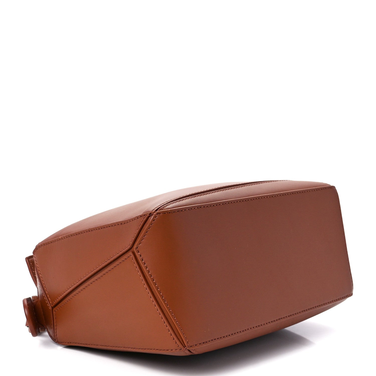 Loewe Satin Calfskin Small Puzzle Bag Pecan 4 of 11