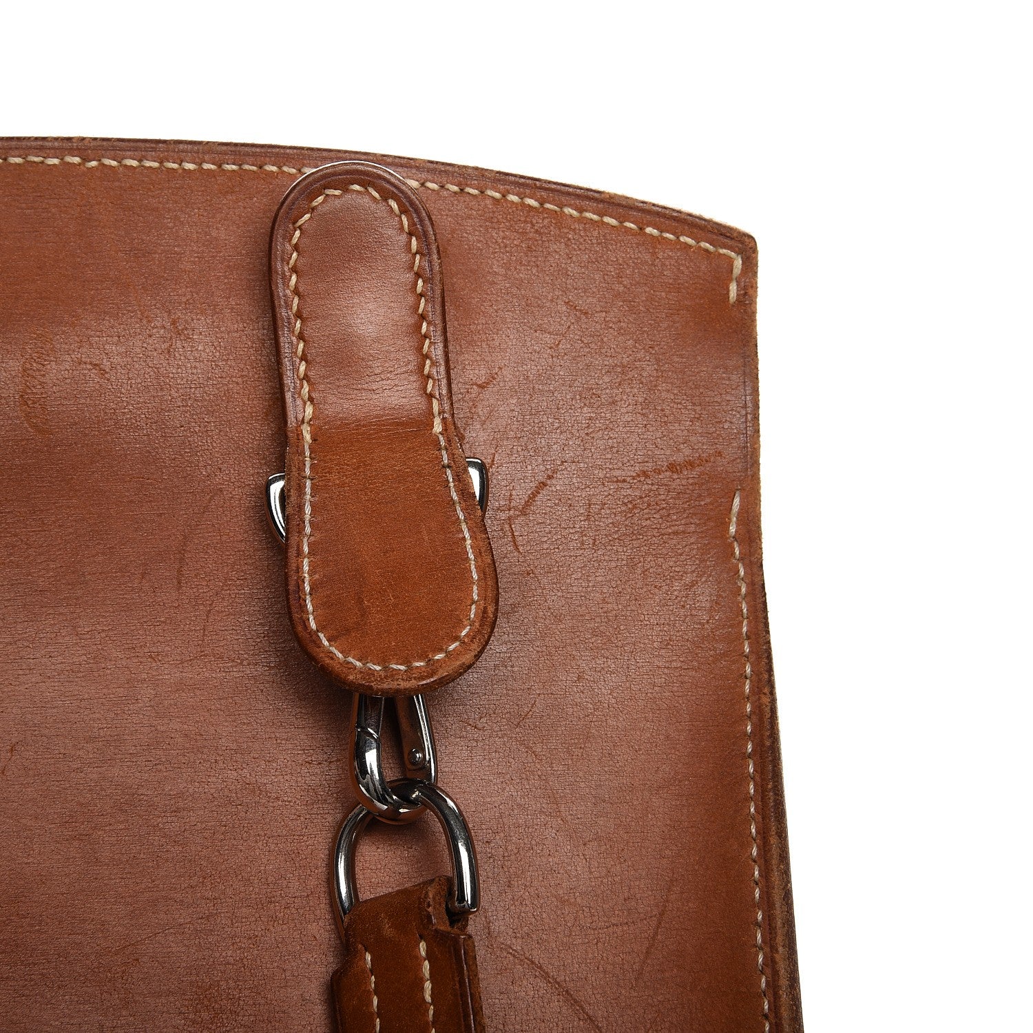 Hermes Barenia Sacoche Pour Selle Backpack Fauve 14 of 21