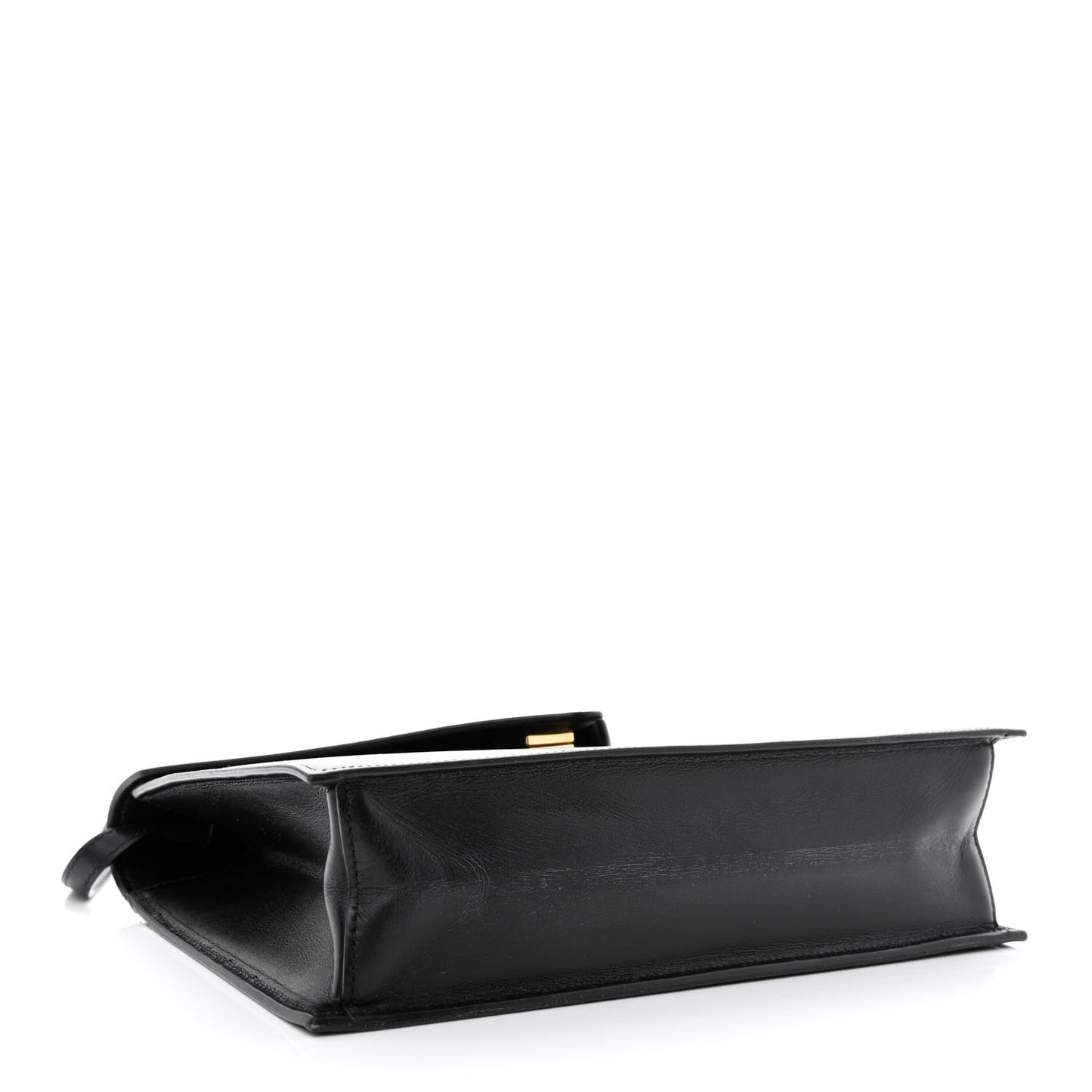 Smooth Calfskin Edwige Shoulder Bag Black