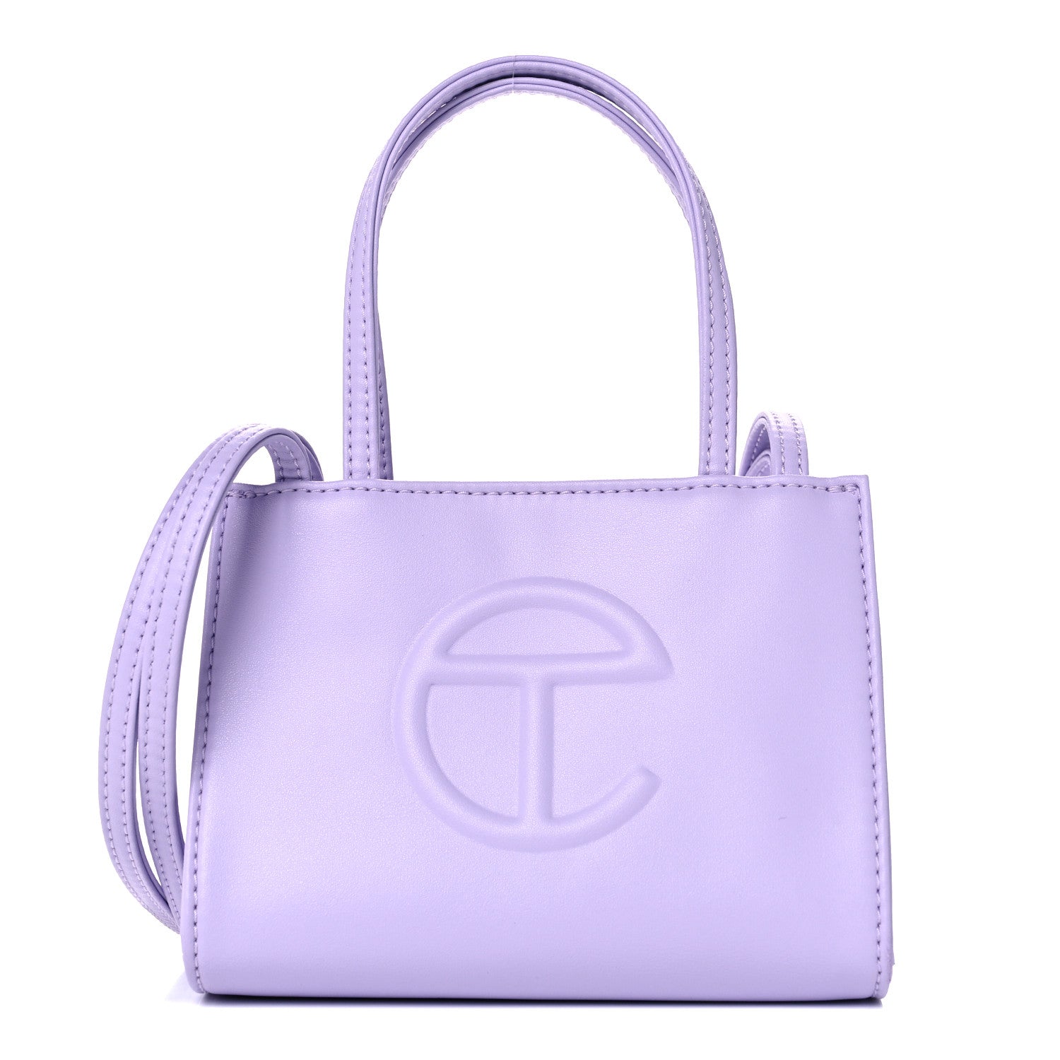 Telfar Vegan Leather Small Shopping Bag Lavender 1 of 8