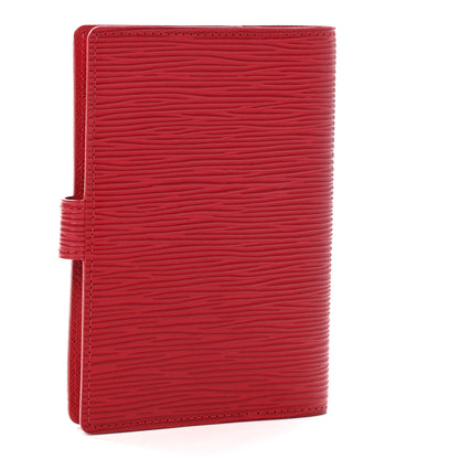 Louis Vuitton Epi Small Ring Agenda Cover Rouge 3 of 6