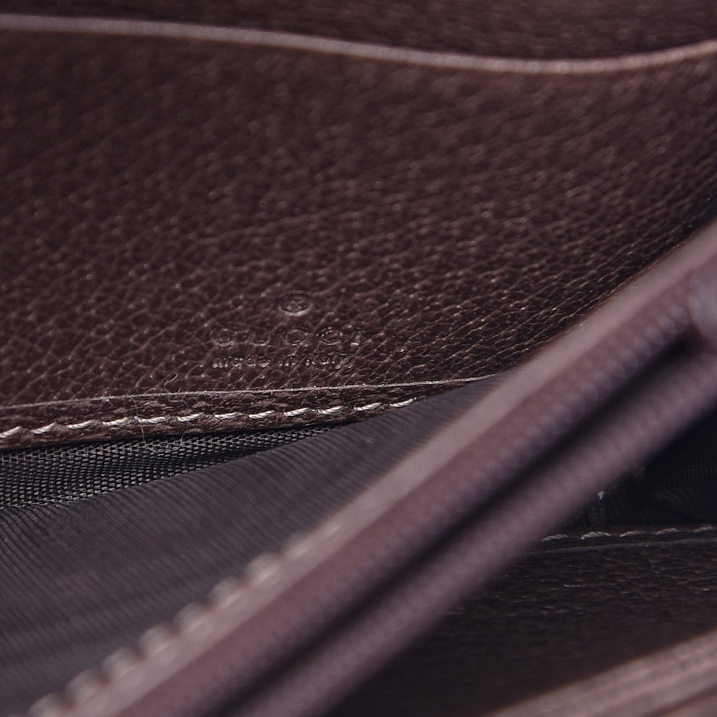 GG Supreme Monogram Web Ophidia Wallet On Chain Brown