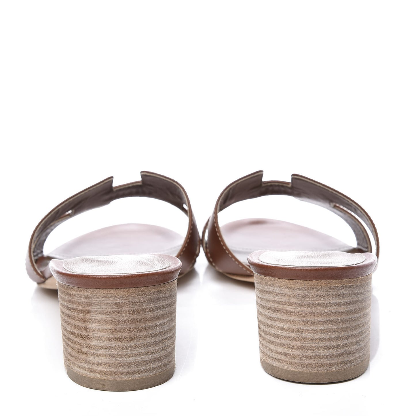 Calfskin Oasis Sandals 40 Gold