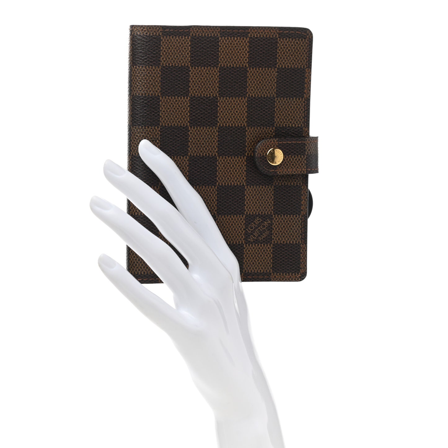 Damier Ebene Small Ring Agenda Cover