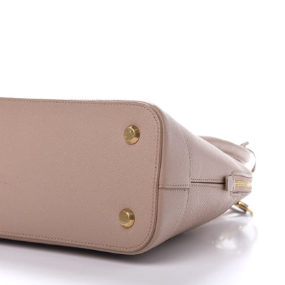 Balenciaga Signature Grained Calfskin Logo S Ville Top Handle Bag Nude Beige White 6 of 10