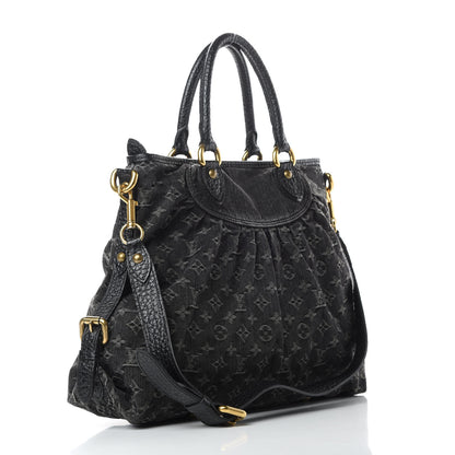 Louis Vuitton Denim Neo Cabby GM Black 3 of 12