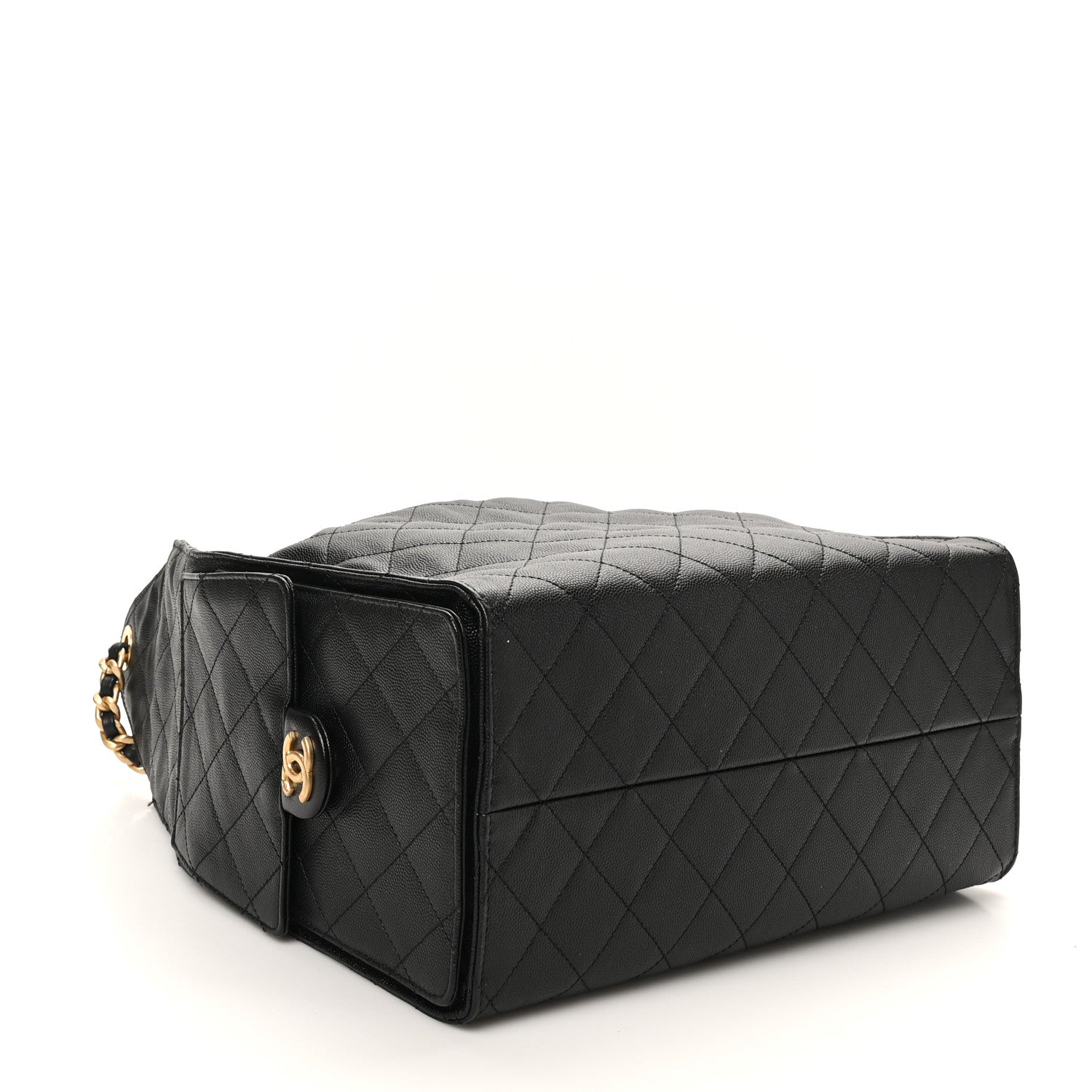 Chanel Caviar Quilted Medium Chanel 25 Handbag Black 5 of 11