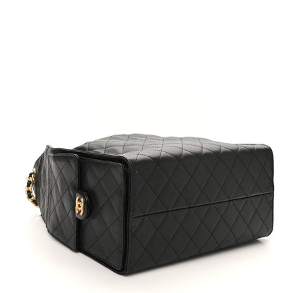 Chanel Caviar Quilted Medium Chanel 25 Handbag Black 5 of 11