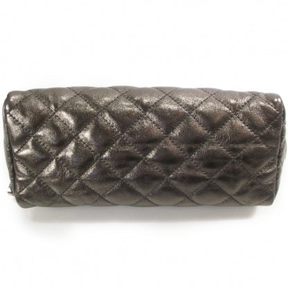 Burberry Leather Quilted Cosmetic Case Bronze 4 of 11
