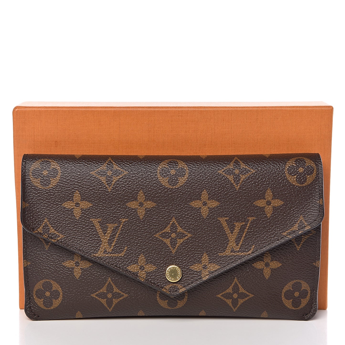 Monogram Jeanne Wallet Rose Ballerine