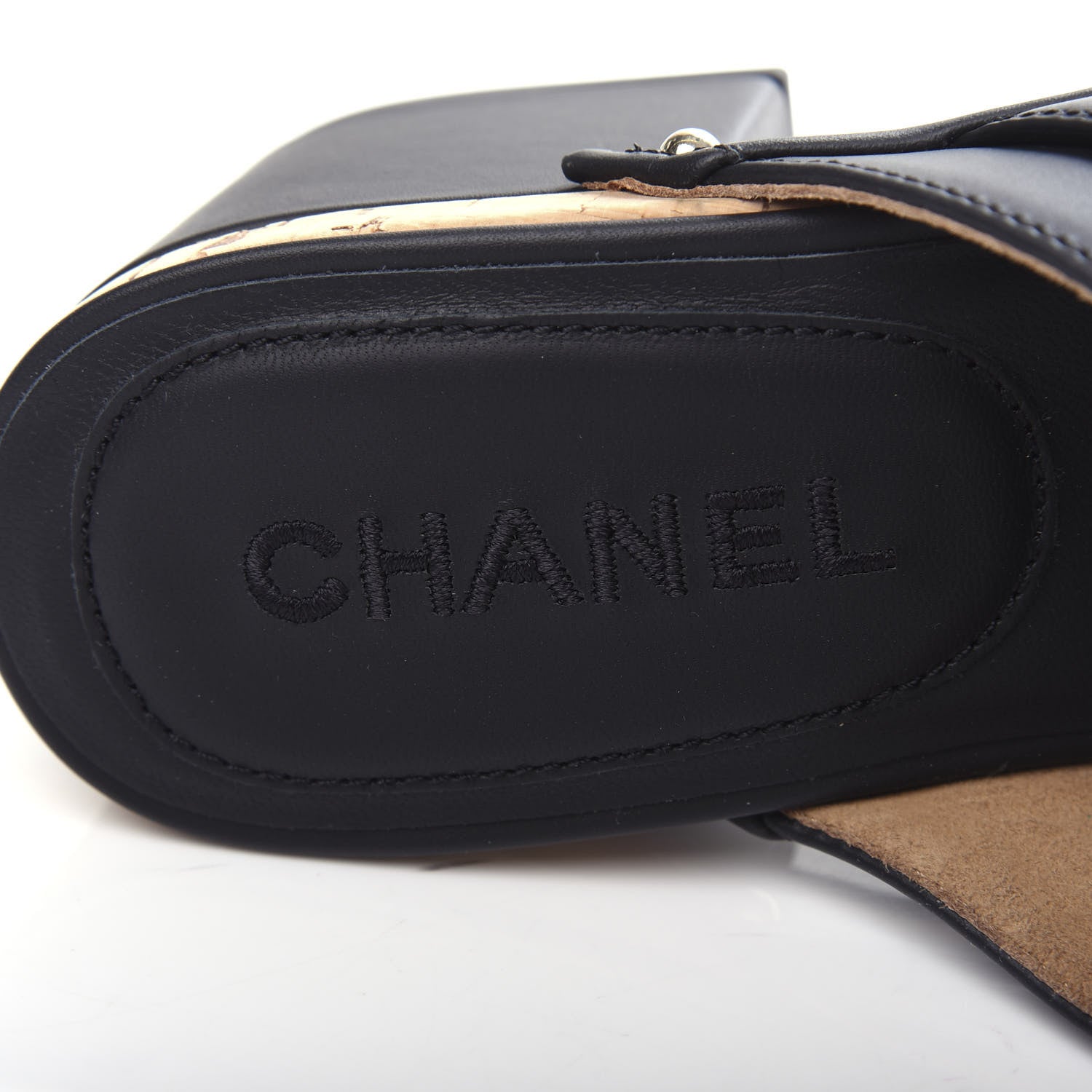 Chanel Calfskin CC Turn Lock Clogs 37 Black 8 of 11