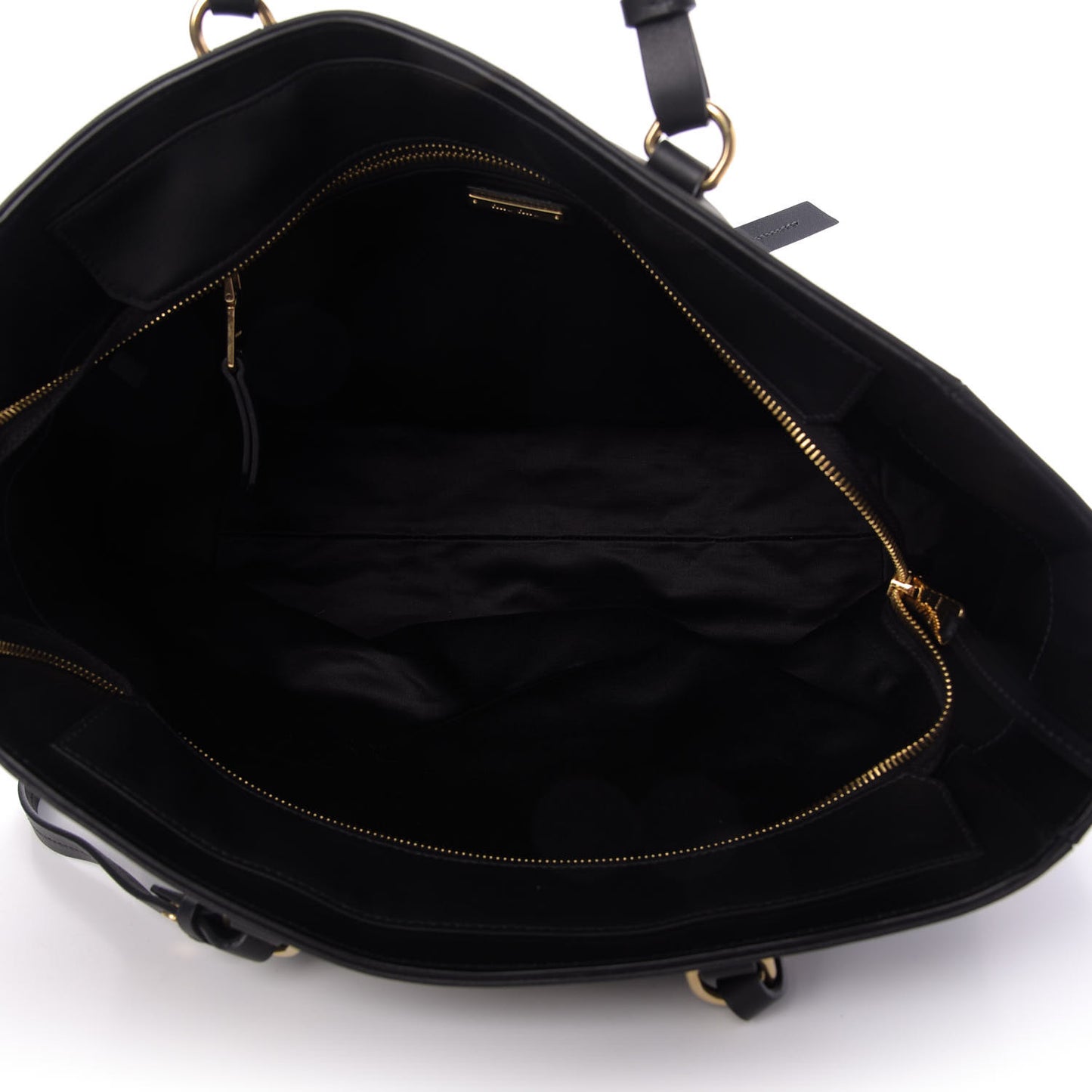 Vitello Soft Calfskin Tote Black