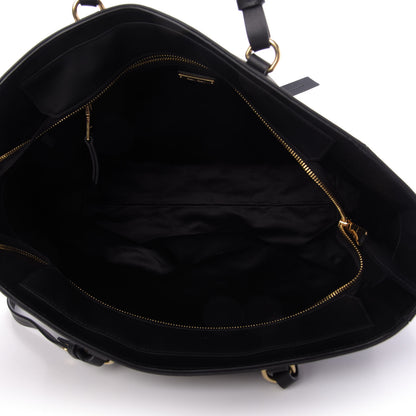 Miu Miu Vitello Soft Calfskin Tote Black 5 of 8