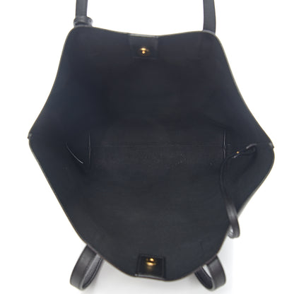Saint Laurent Calfskin Medium Shopping Tote Black 4 of 9