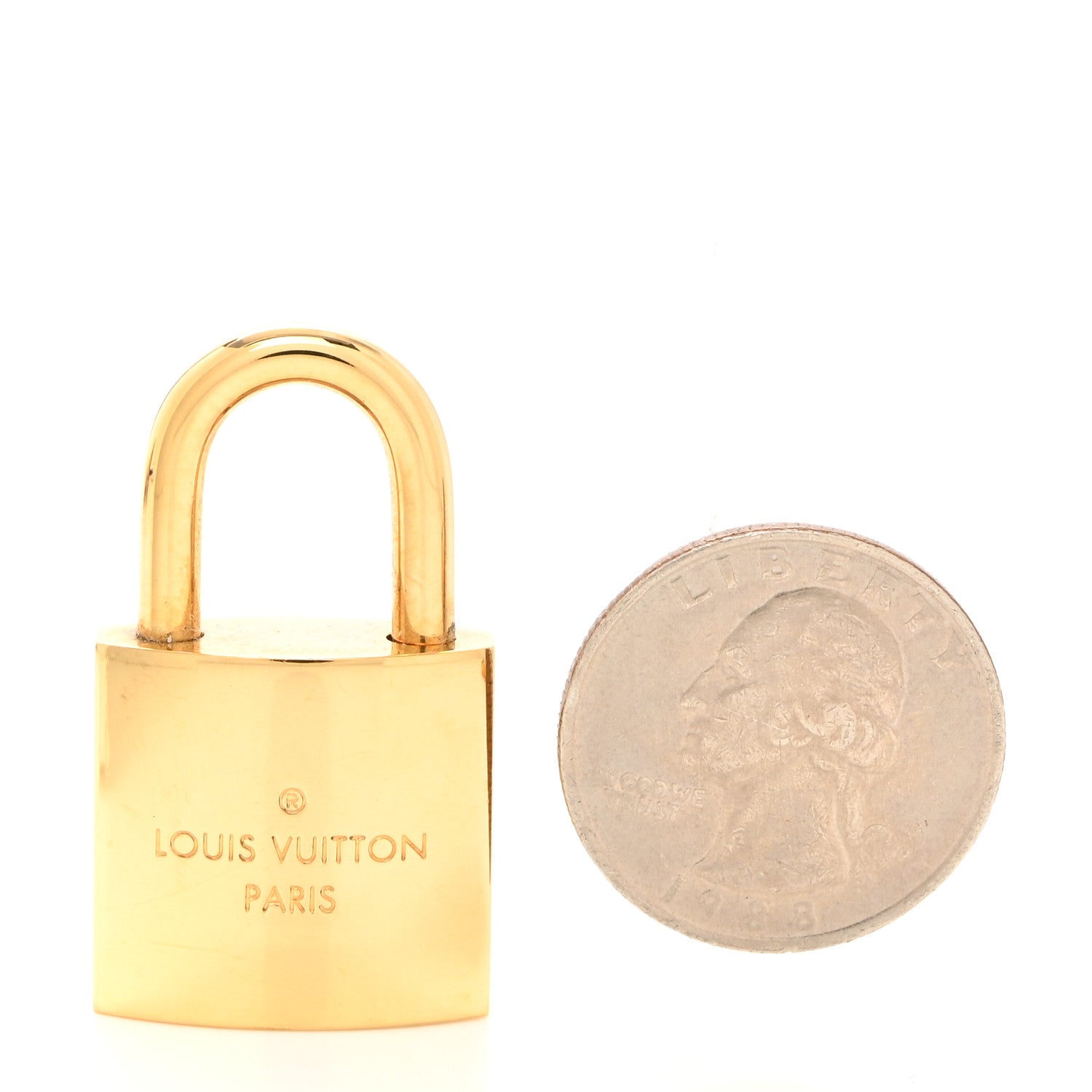 Louis Vuitton Brass Lock and Key Set #610 2 of 3