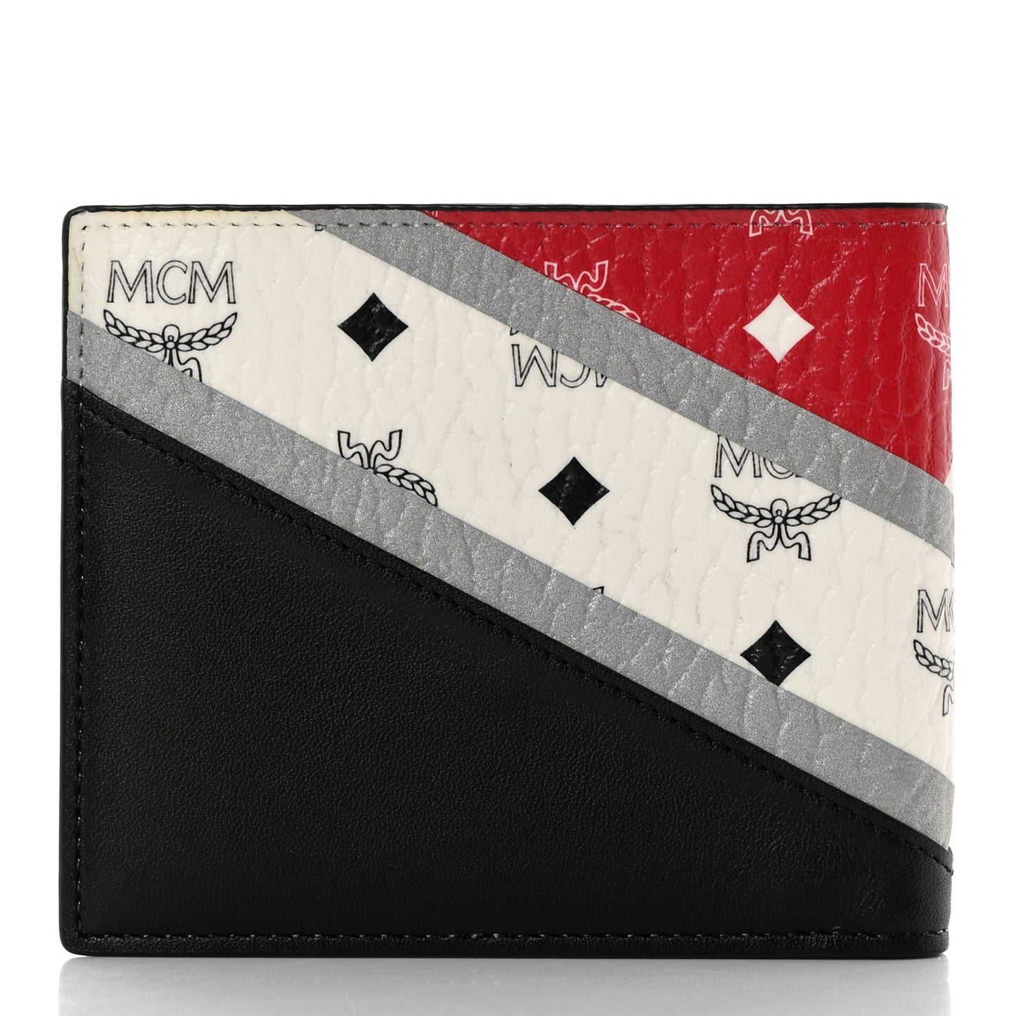 Visetos Colorblock Bifold Wallet Black