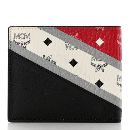 MCM Visetos Colorblock Bifold Wallet Black 3 of 10