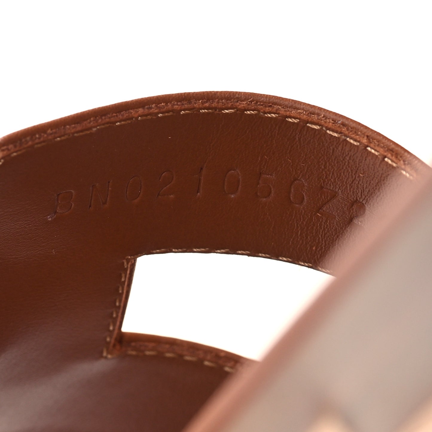 Box Calfskin Oran Sandals 40 Gold