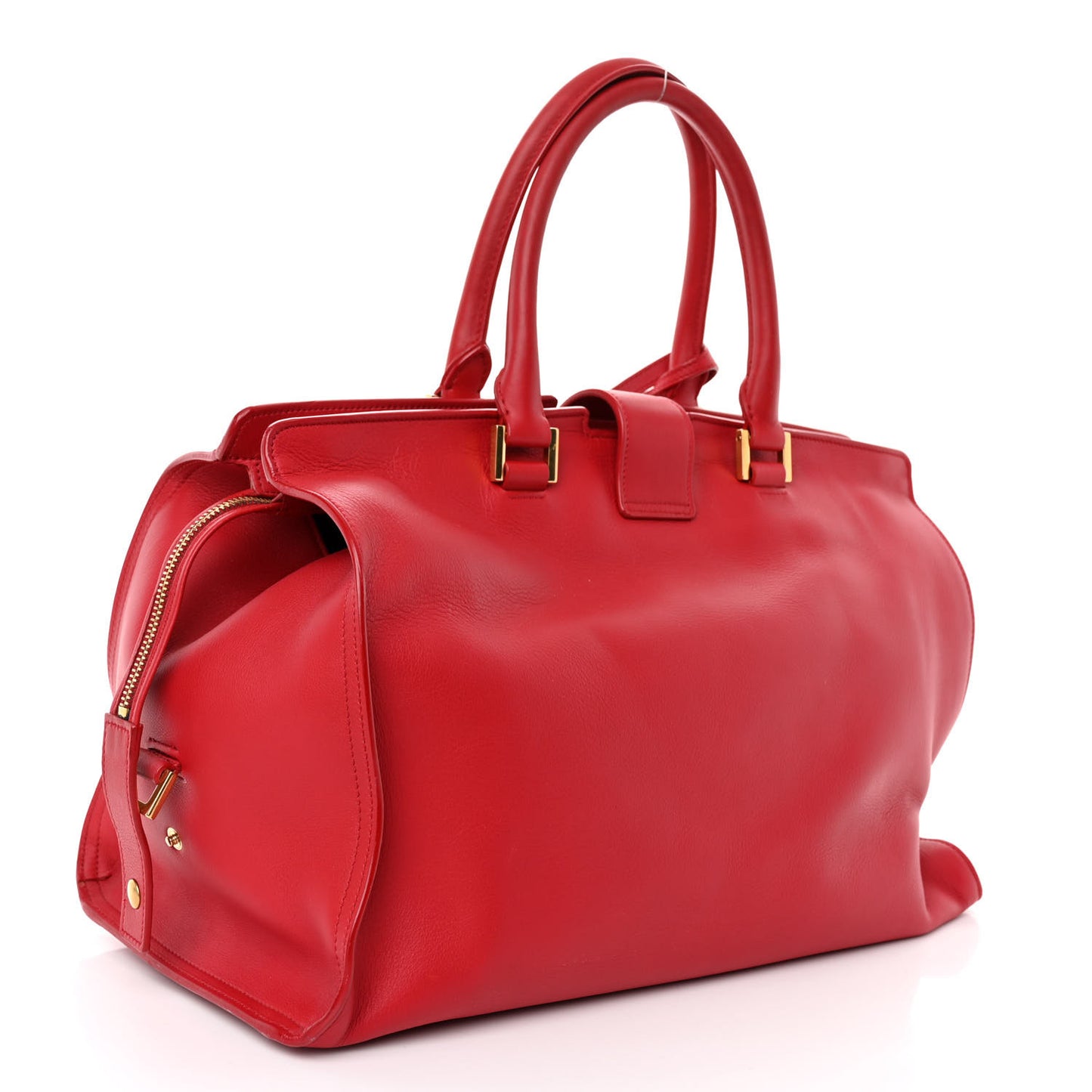 Calfskin Medium Classic Y Cabas Red